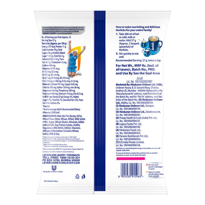 Horlicks Classic Malt Pouch 900 g