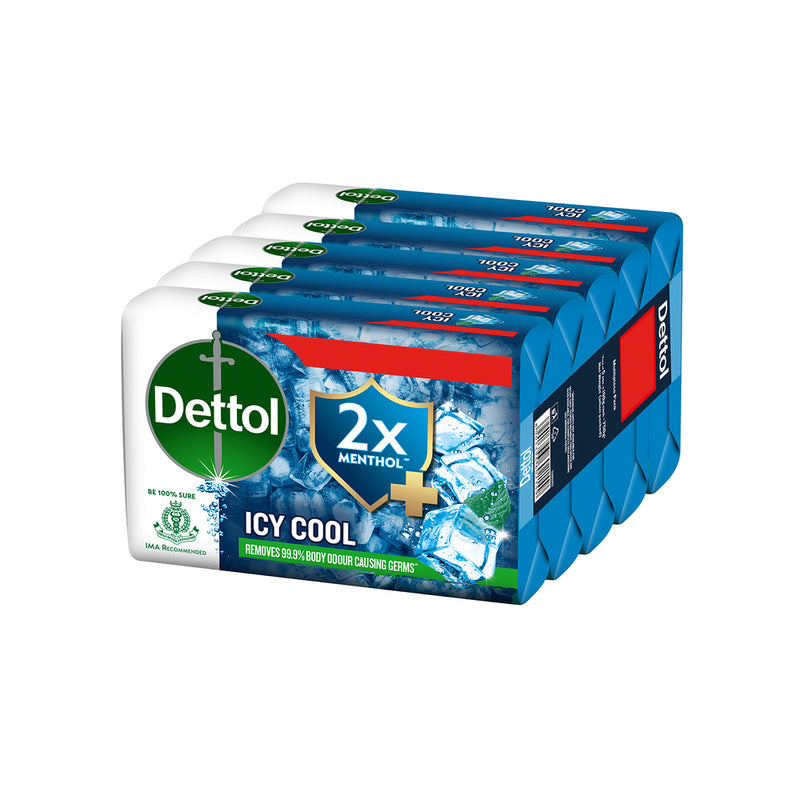 Dettol Soap Cool 5 N (150 g Each)