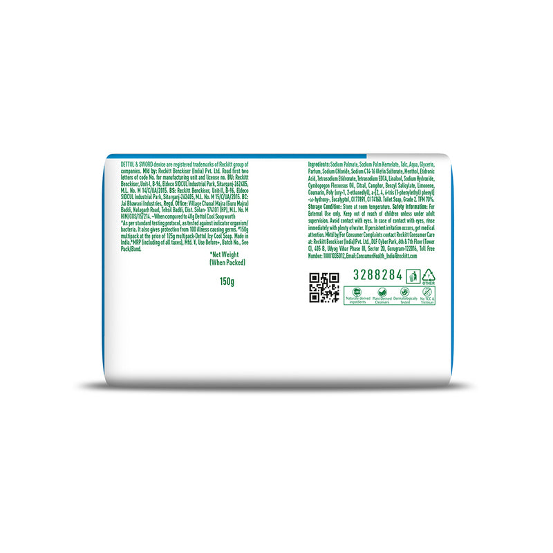 Dettol Soap Cool 5 N (150 g Each)