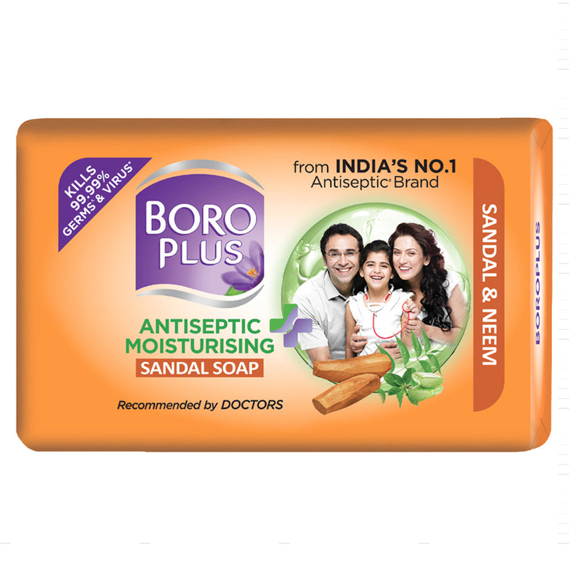 Boroplus Anticeptic Moisturizing Sandal Soap 4 N (125 g Each)