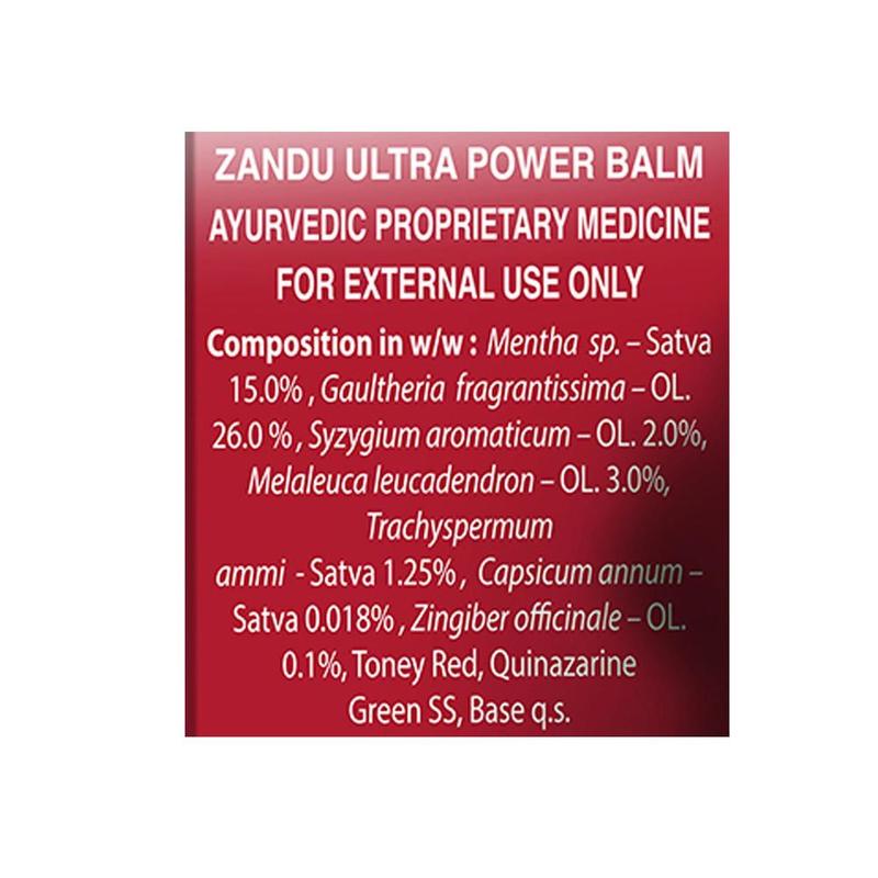 Zandu Ultra Power Balm 4 ml