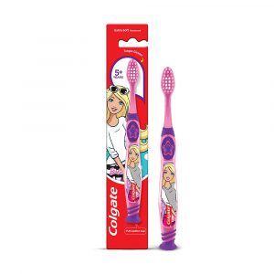 Colgate Kids Barbie Toothbrush with Tongue Cleaner – 1 Pc